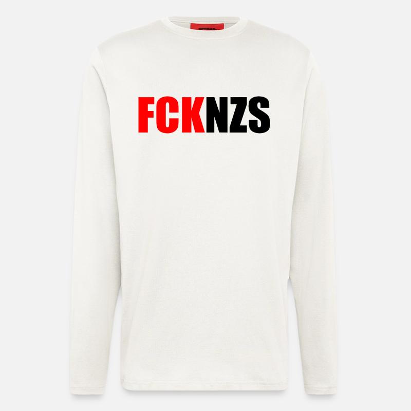 Fck nzs - Langarmshirt - made by SPREAD  - OFF WHITE