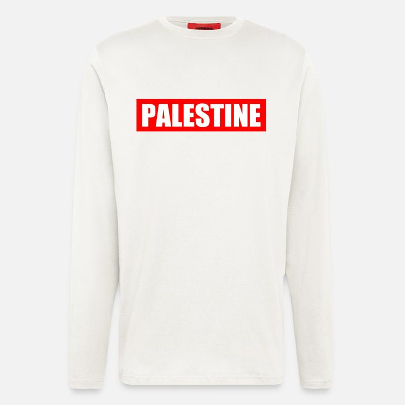 Palestine - Longsleeve - made by SPREAD  - OFF WHITE