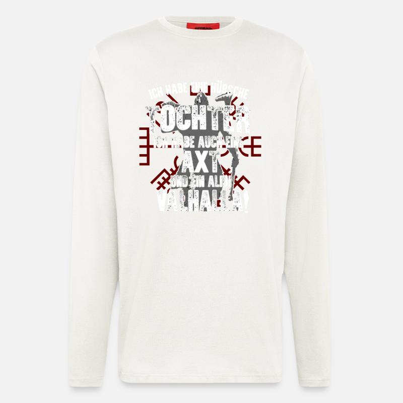 Wikinger - Langarmshirt - made by SPREAD  - OFF WHITE