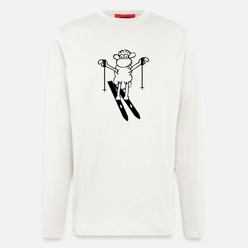 schiefahrer - Langarmshirt - made by SPREAD - OFF WHITE