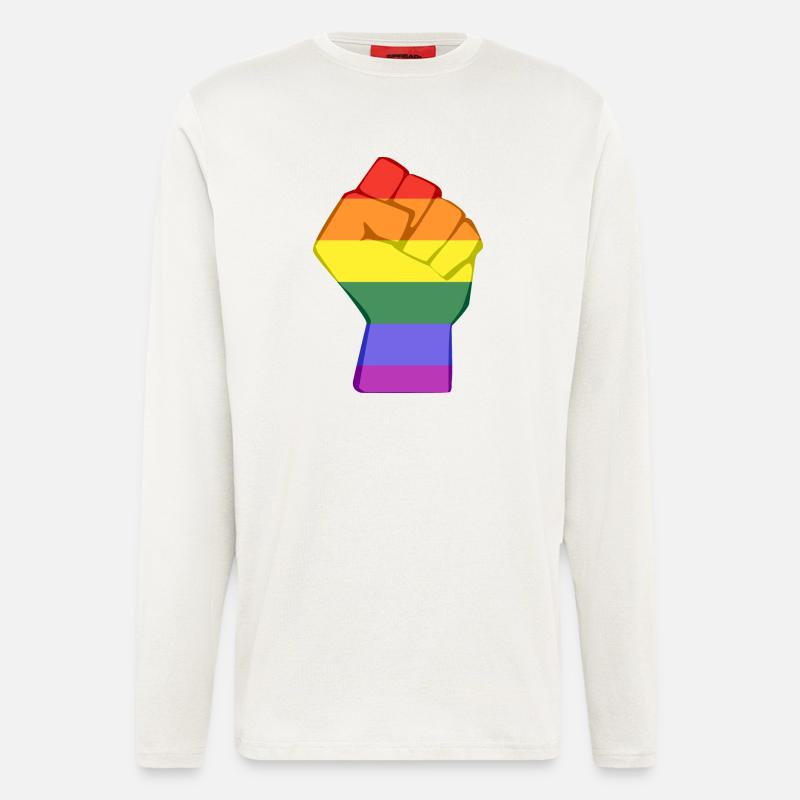 LGBT Faust - Langarmshirt - made by SPREAD  - OFF WHITE
