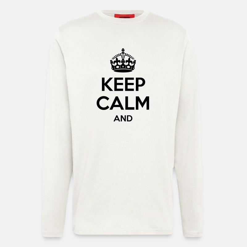 Keep Calm - Langarmshirt - made by SPREAD  - OFF WHITE