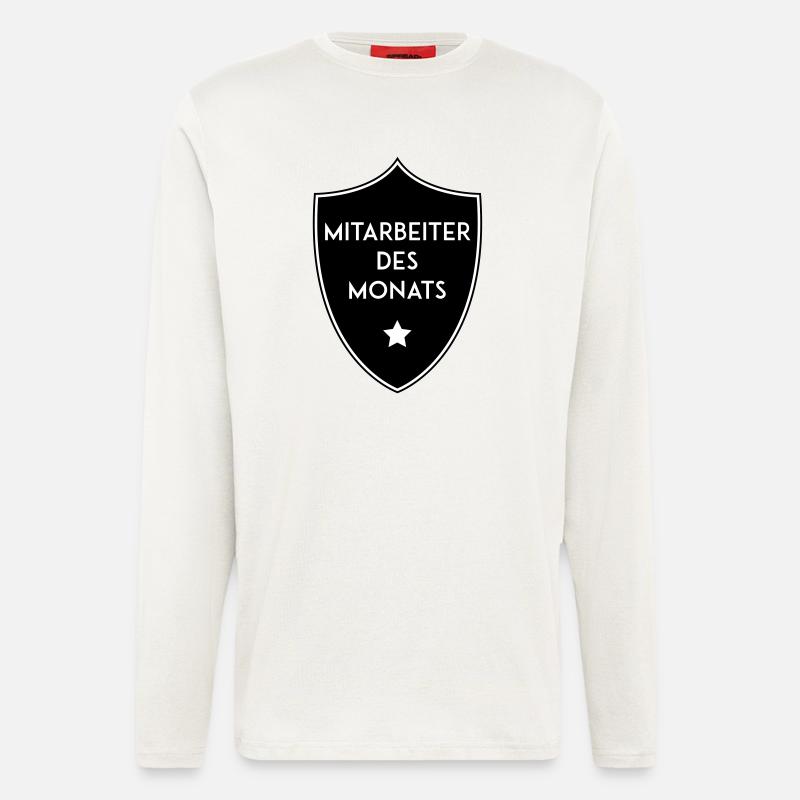 MITARBEITER DES MONATS - Langarmshirt - made by SPREAD  - OFF WHITE