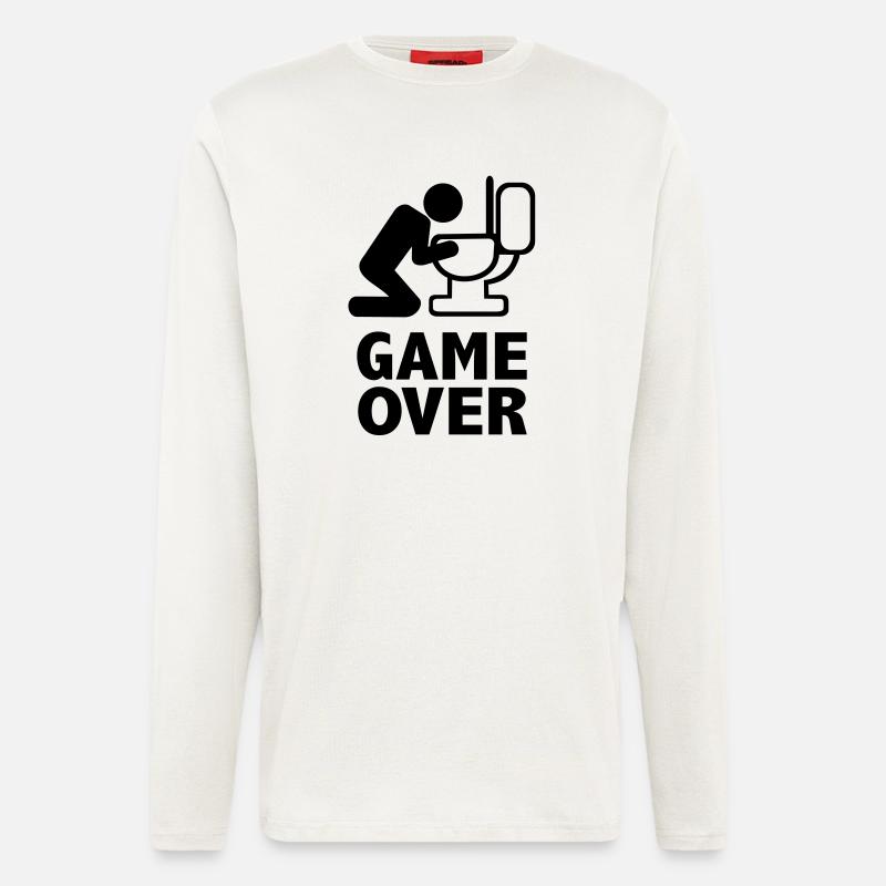 Alcohol puke toilet - Longsleeve - made by SPREAD  - OFF WHITE