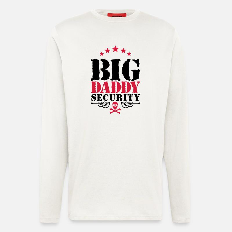 Big Daddy Security - Longsleeve - made by SPREAD  - OFF WHITE