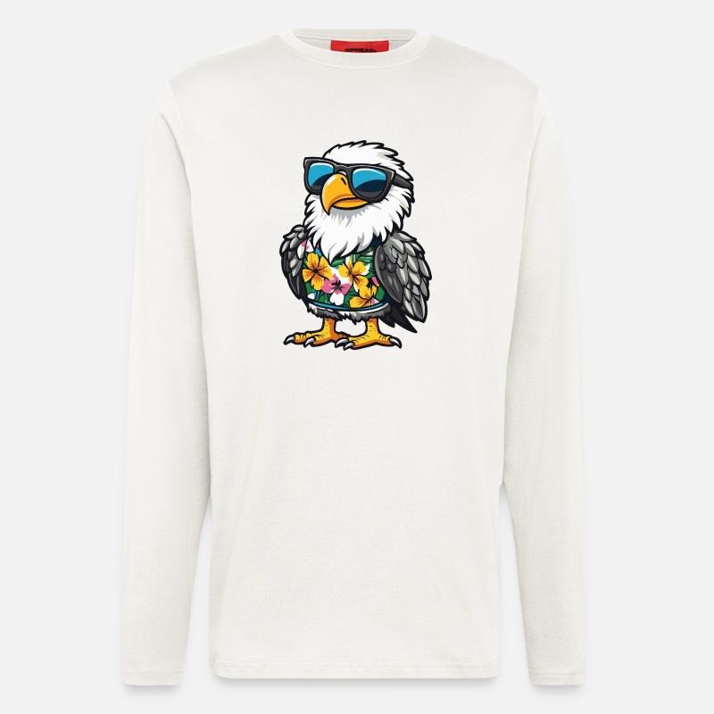 Eagle Comic Cool Summer - Longsleeve - made by SPREAD  - OFF WHITE