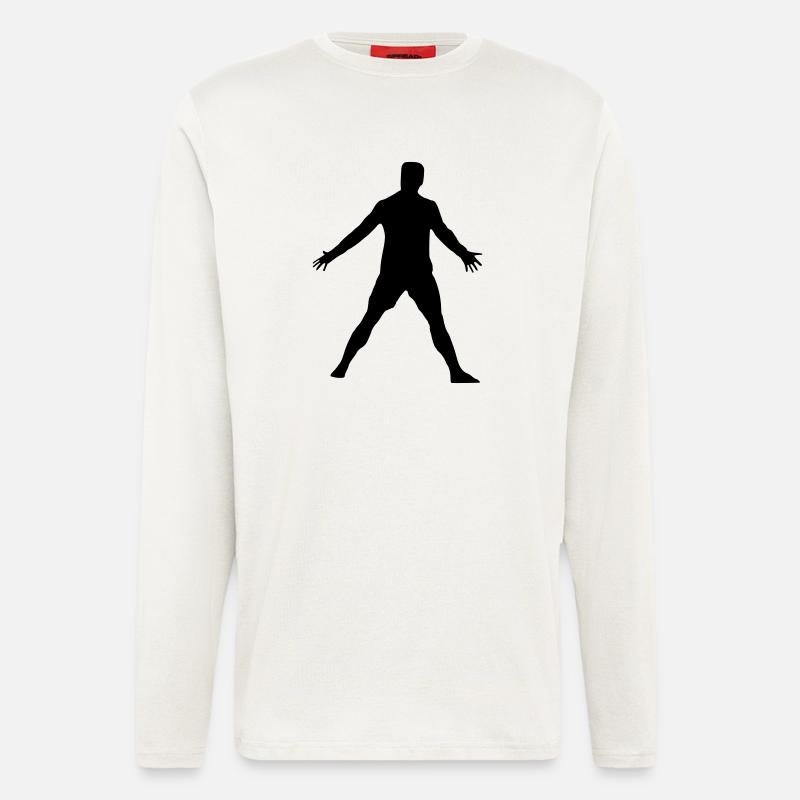 Cristiano pose - Longsleeve - made by SPREAD  - OFF WHITE
