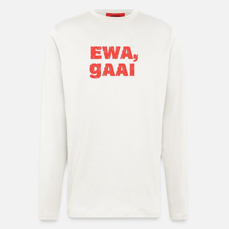 Ewa, jay. Antwerp proverbs - Longsleeve - made by SPREAD  - OFF WHITE