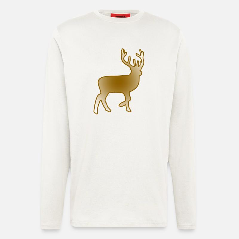 Deer - Longsleeve - made by SPREAD - OFF WHITE
