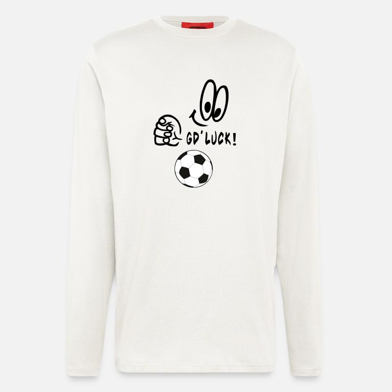 good-luck - Langarmshirt - made by SPREAD  - OFF WHITE