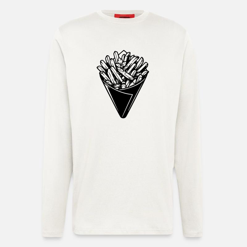 cornet_de_frites - Longsleeve - made by SPREAD - OFF WHITE