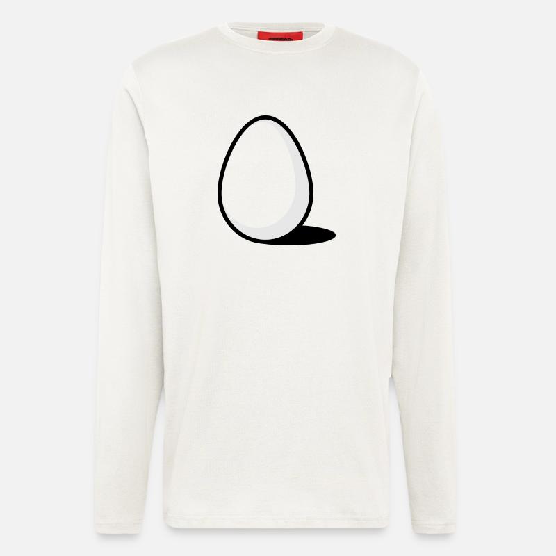 Ein Ei - Langarmshirt - made by SPREAD  - OFF WHITE