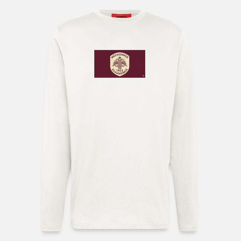Byzantine Eagle 1453 Emblem - Longsleeve - made by SPREAD  - OFF WHITE