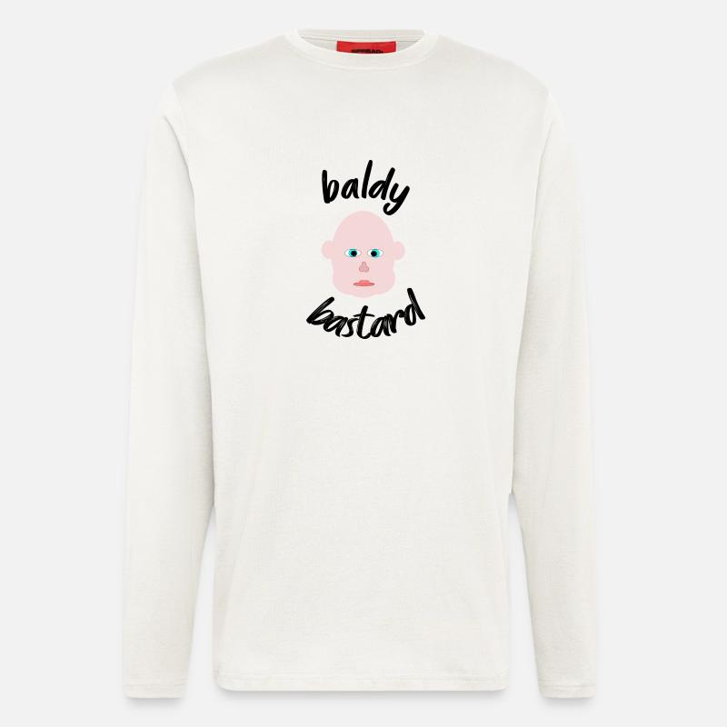 baldy Bastard - Langarmshirt - made by SPREAD  - OFF WHITE