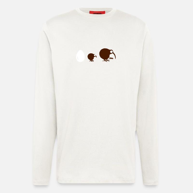Kiwilution (c) - Longsleeve - made by SPREAD  - OFF WHITE