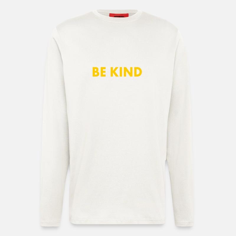 Be kind - Langarmshirt - made by SPREAD  - OFF WHITE