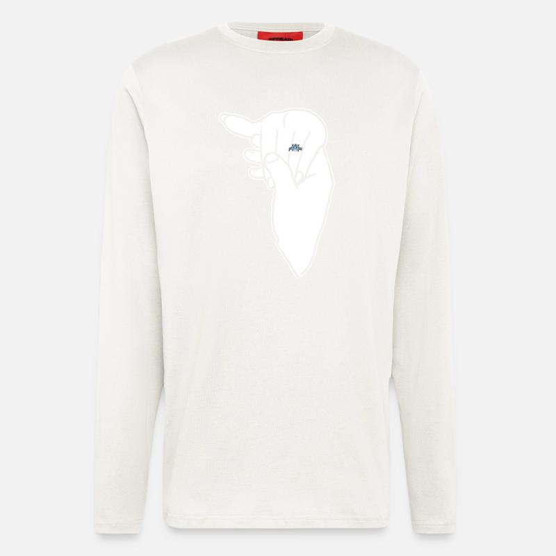 Engagement Wedding Ring Hand - Longsleeve - made by SPREAD  - OFF WHITE