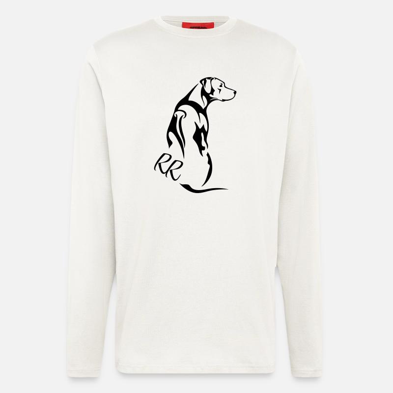 Rhodesian Ridgeback - Langarmshirt - made by SPREAD  - OFF WHITE