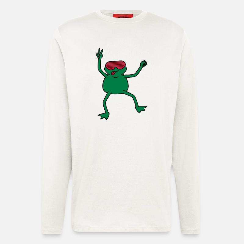 funky_frog - Langarmshirt - made by SPREAD  - OFF WHITE