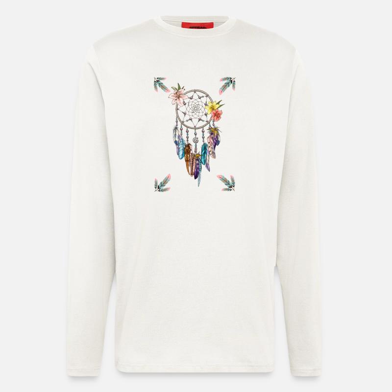 Traumfänger, Style - Langarmshirt - made by SPREAD  - OFF WHITE