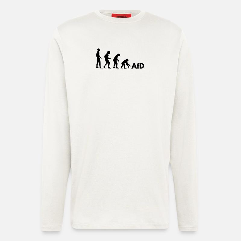 AfD Evolution - Longsleeve - made by SPREAD  - OFF WHITE