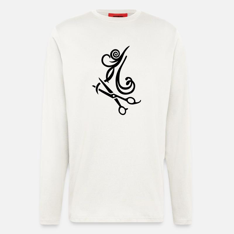 Friseur - Langarmshirt - made by SPREAD  - OFF WHITE