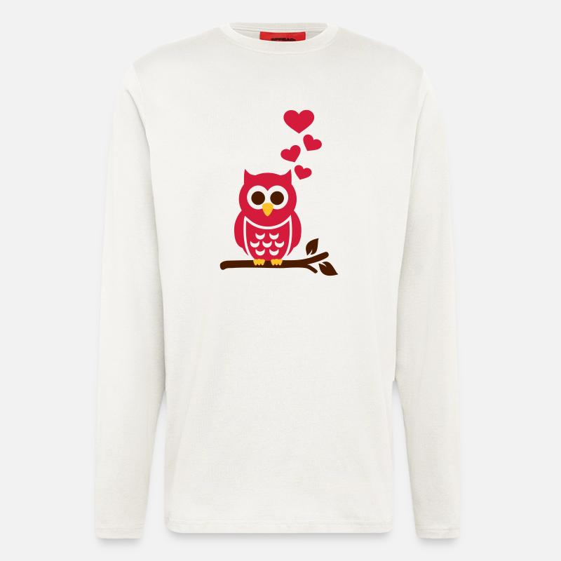 Owl - Longsleeve - made by SPREAD  - OFF WHITE