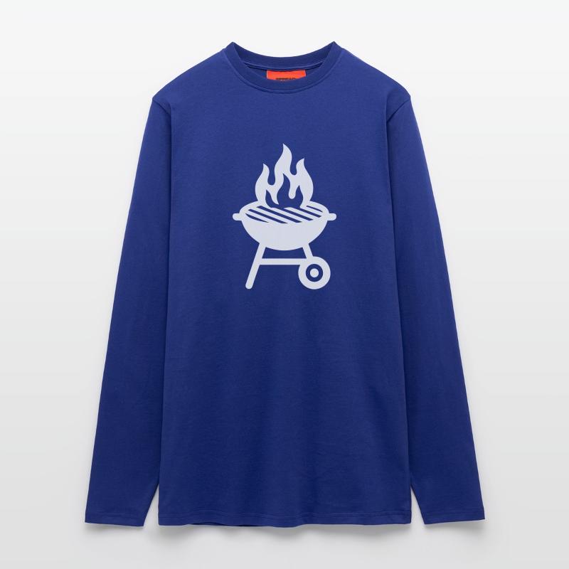 Icône du gril Manches longues bio décontracté fabriqué en UE