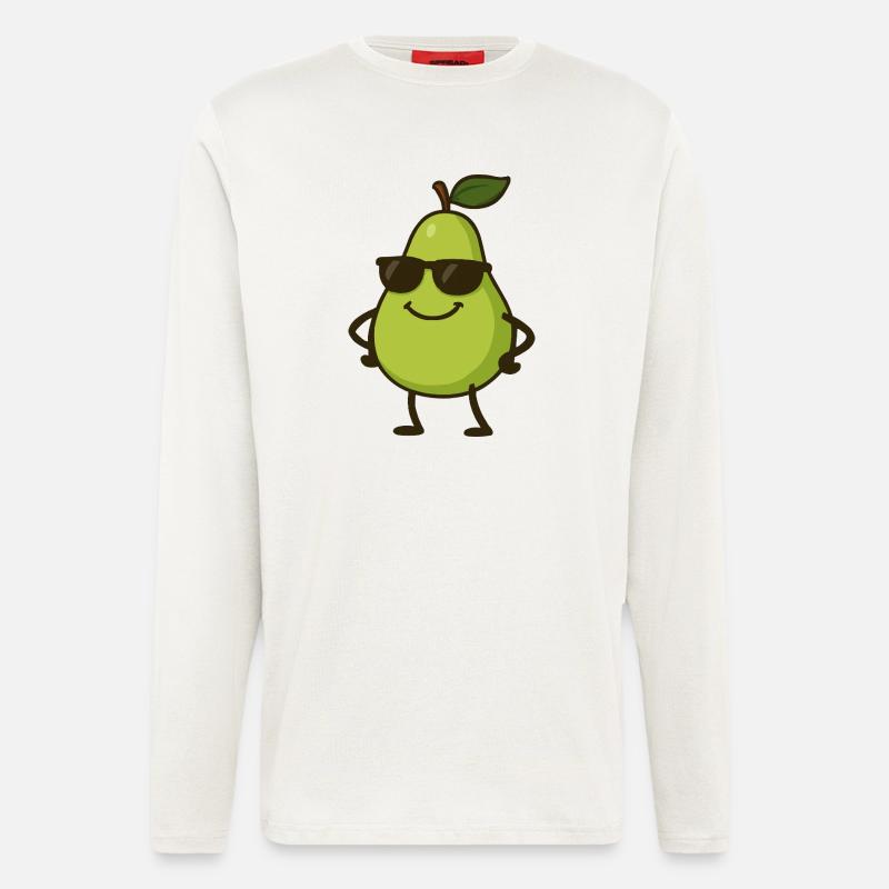 Pear Comic Cool - Longsleeve - made by SPREAD  - OFF WHITE