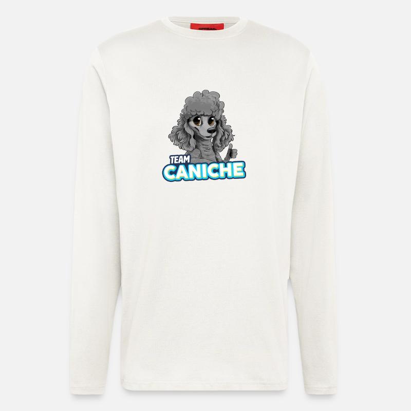 Pudel - Grau - Langarmshirt - made by SPREAD  - OFF WHITE