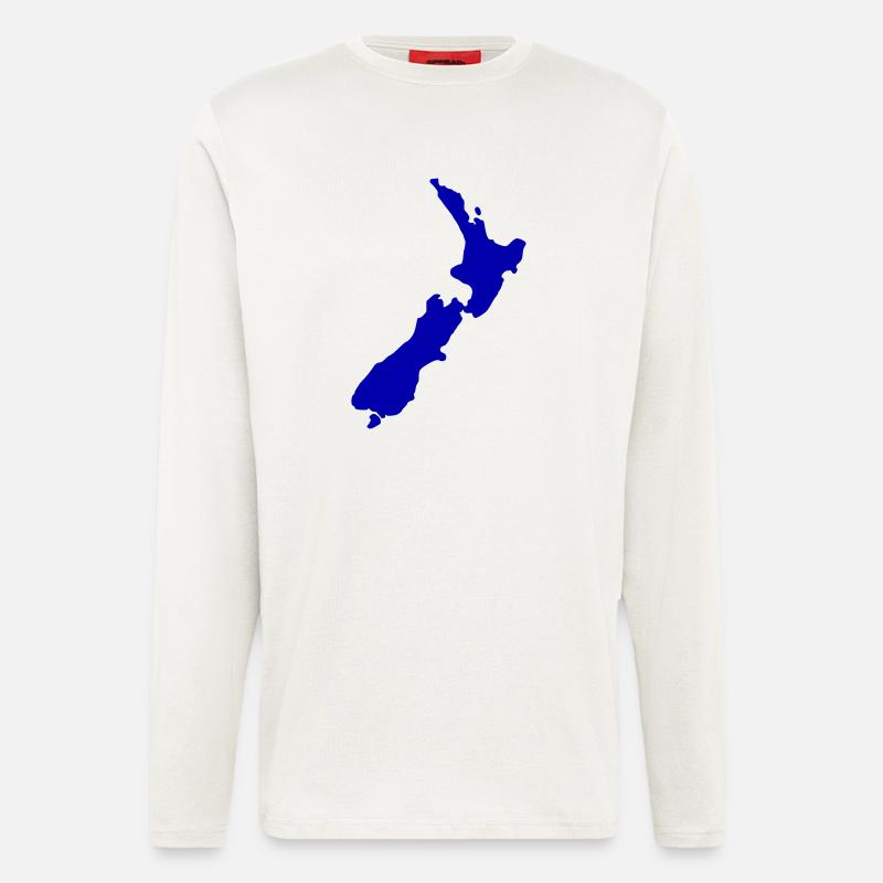 Neuseeland - Langarmshirt - made by SPREAD  - OFF WHITE
