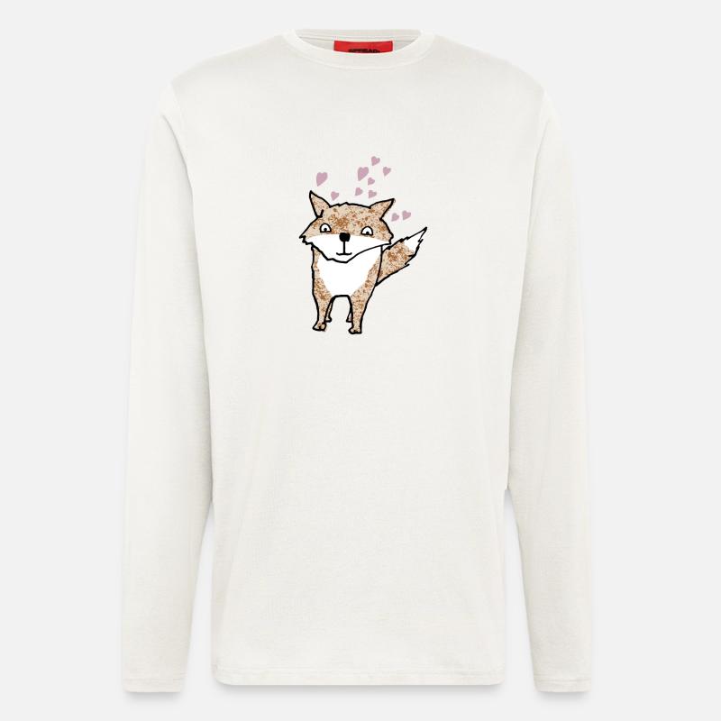 Fuchs - Langarmshirt - made by SPREAD  - OFF WHITE