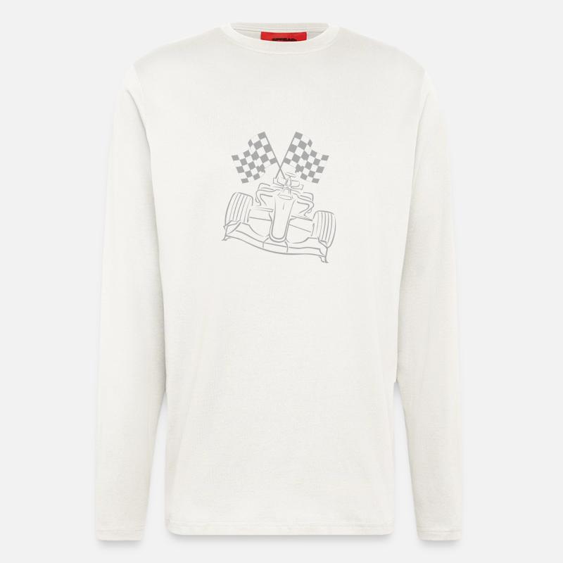 F1 - Langarmshirt - made by SPREAD  - OFF WHITE