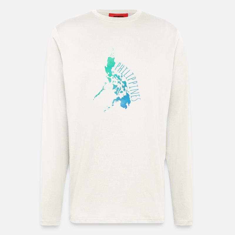 Philippines - Langarmshirt - made by SPREAD  - OFF WHITE