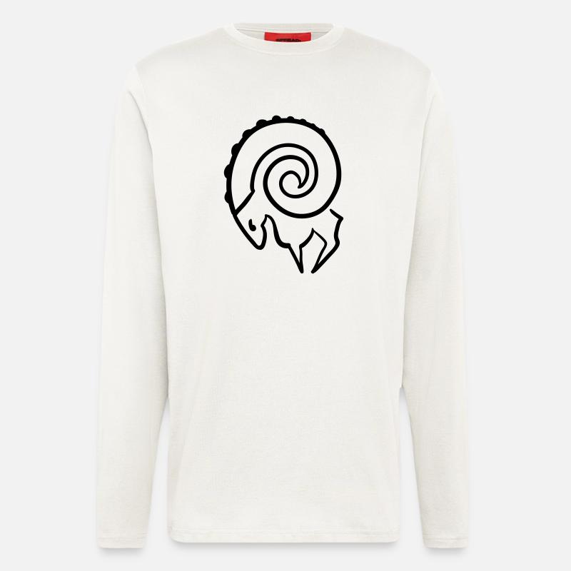 widder - Langarmshirt - made by SPREAD  - OFF WHITE