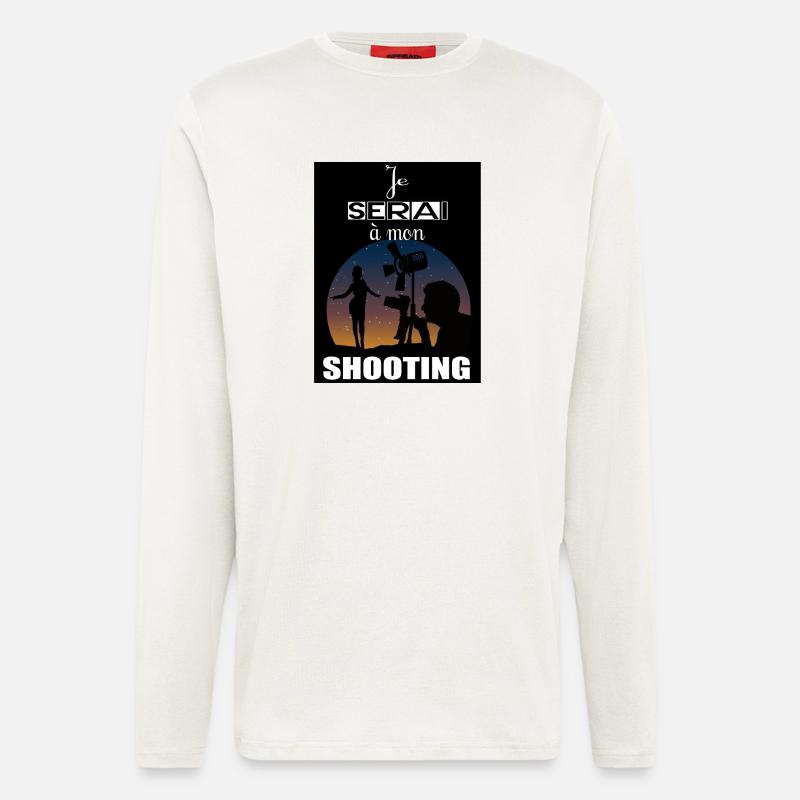 Ich werde schießen - Langarmshirt - made by SPREAD  - OFF WHITE