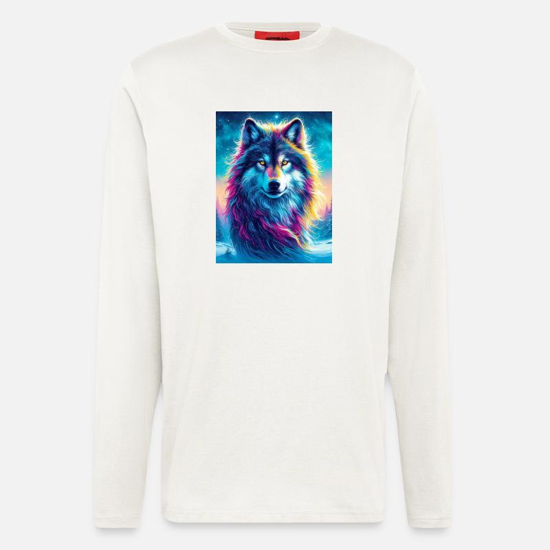 Wolf - Longsleeve - made by SPREAD  - OFF WHITE