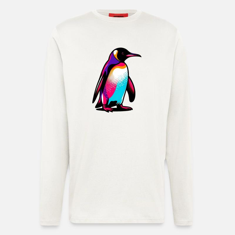 Penguin - Longsleeve - made by SPREAD - OFF WHITE