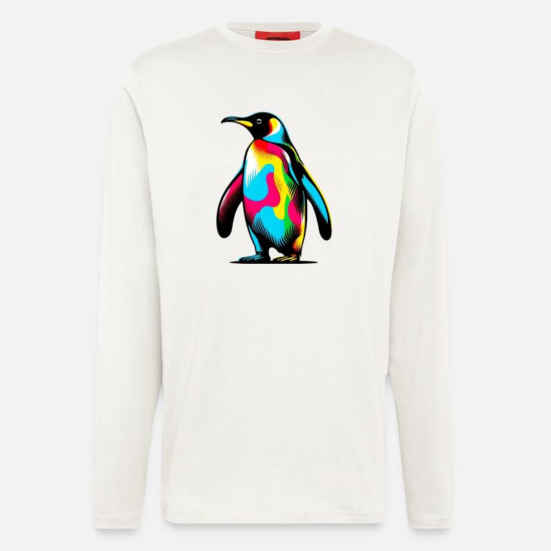 Penguin - Longsleeve - made by SPREAD  - OFF WHITE