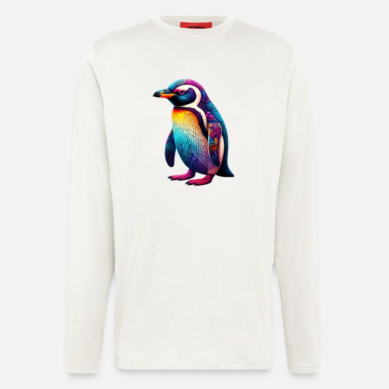 Pinguin - Langarmshirt - made by SPREAD  - OFF WHITE