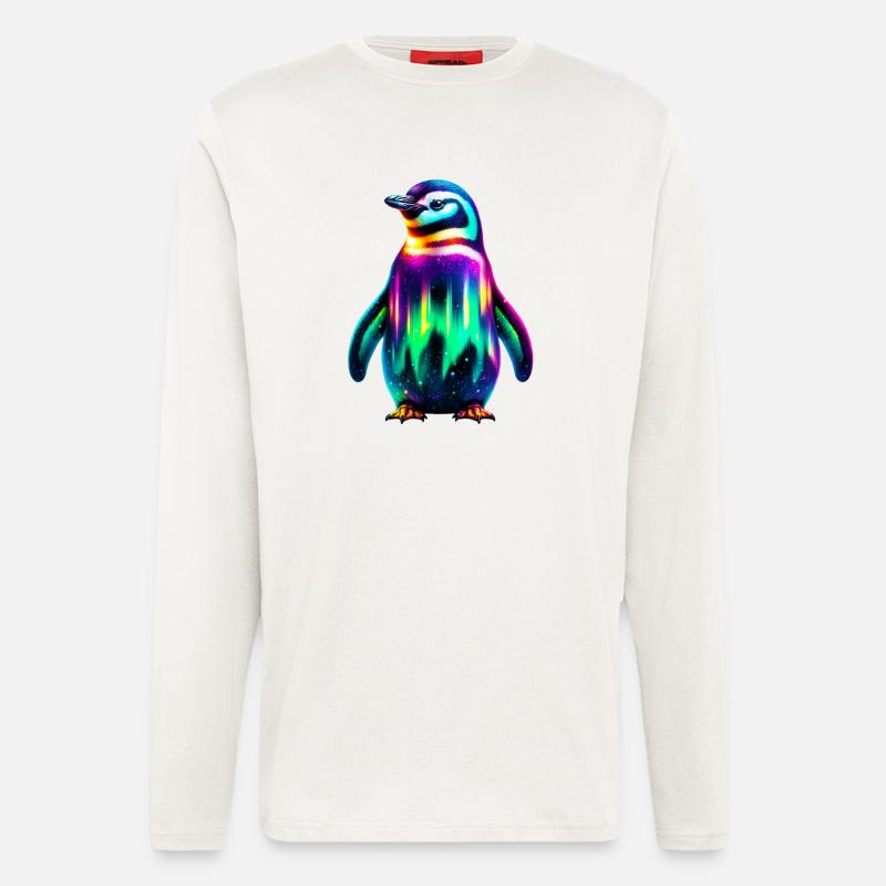 Pinguin - Langarmshirt - made by SPREAD  - OFF WHITE