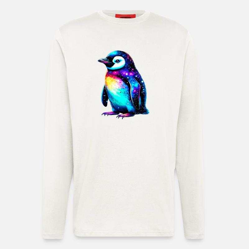 Pinguin - Langarmshirt - made by SPREAD - OFF WHITE