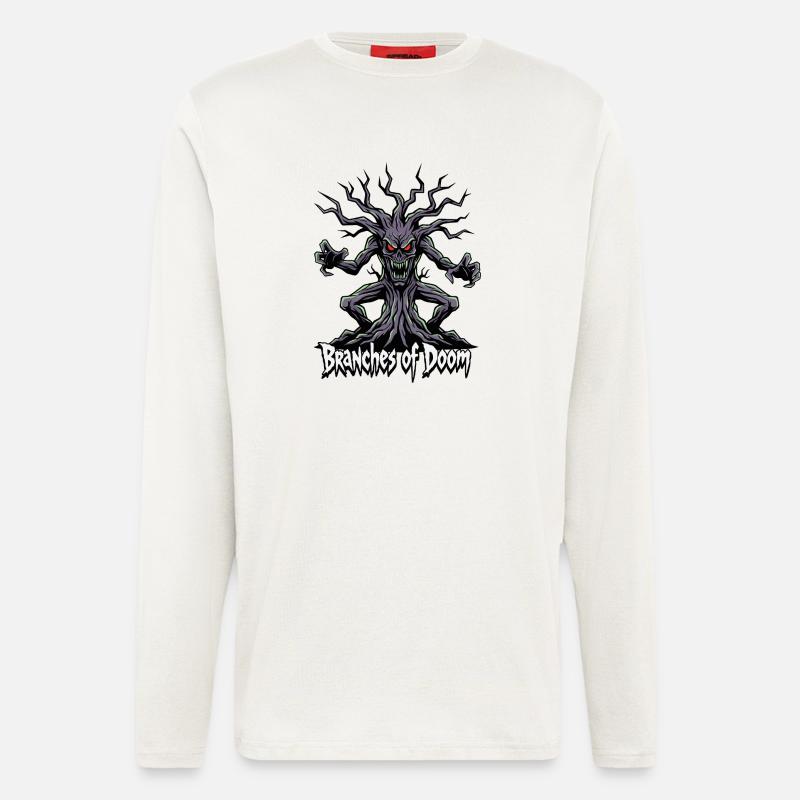 Branches of Doom – Dämonischer Baumgeist - Langarmshirt - made by SPREAD  - OFF WHITE