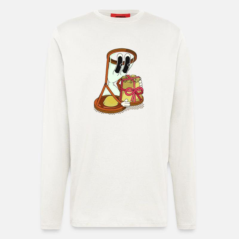 PRESENT - Longsleeve - made by SPREAD  - OFF WHITE