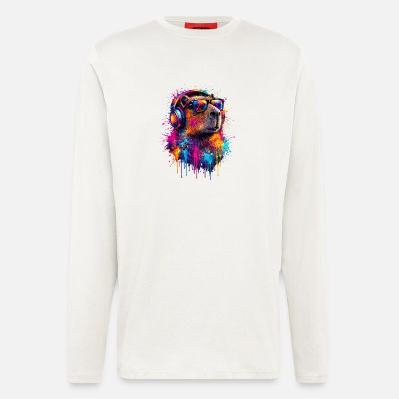 Capybara - Longsleeve - made by SPREAD  - OFF WHITE