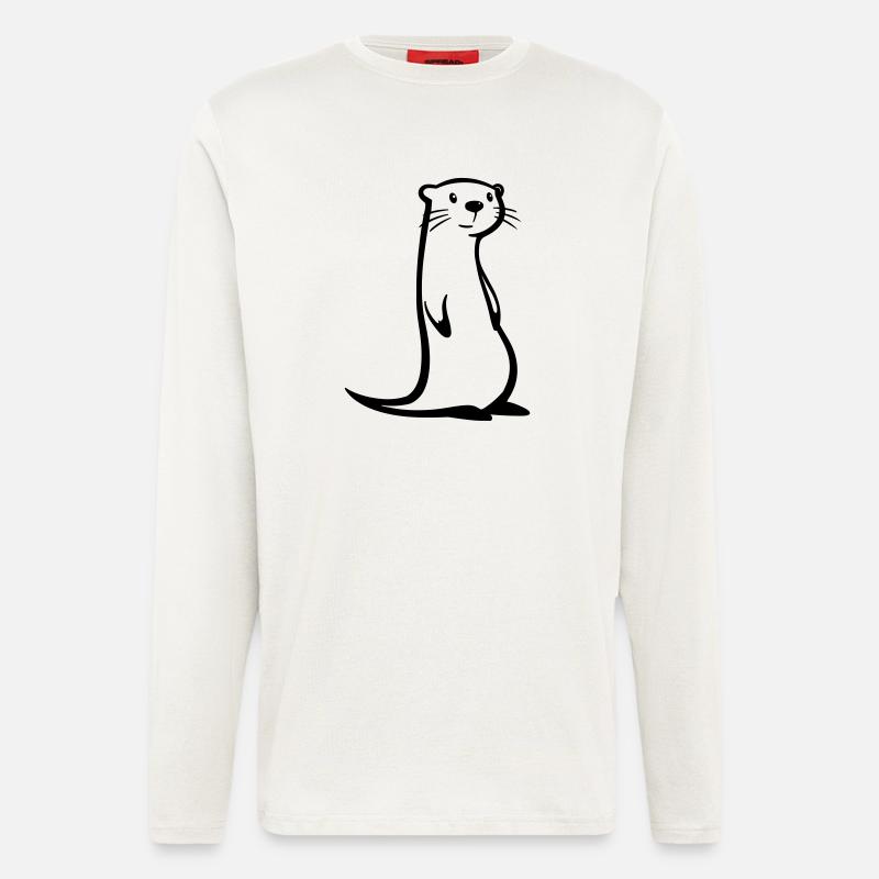 Otter - Langarmshirt - made by SPREAD  - OFF WHITE