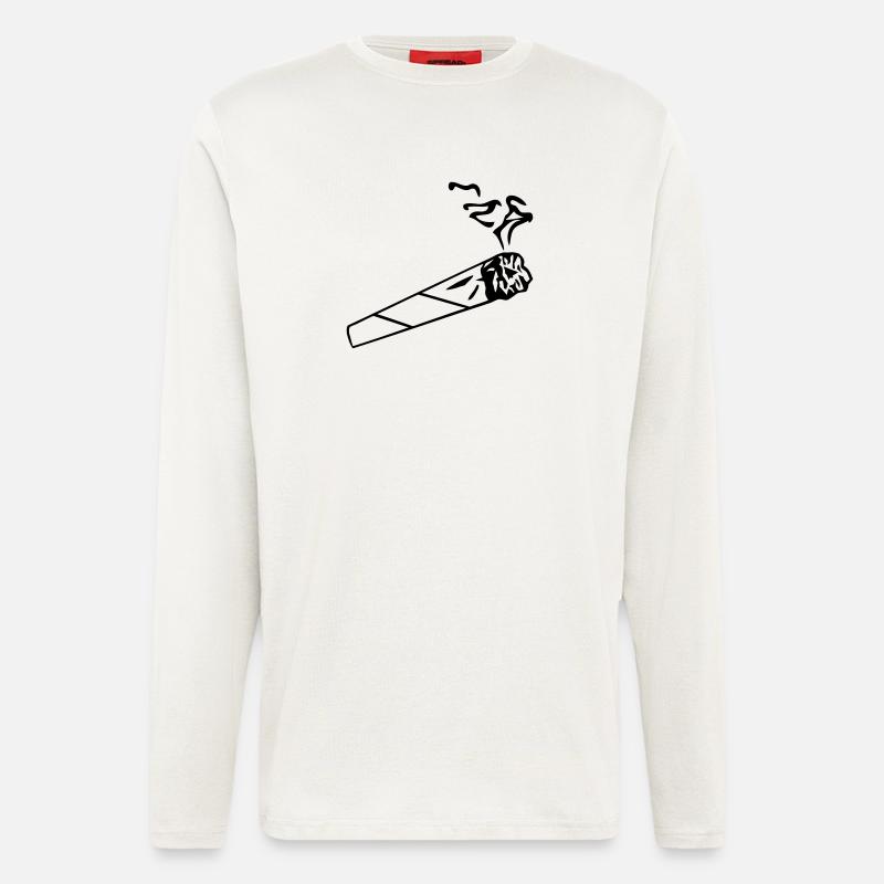 Joint - Zigarette - Langarmshirt - made by SPREAD  - OFF WHITE