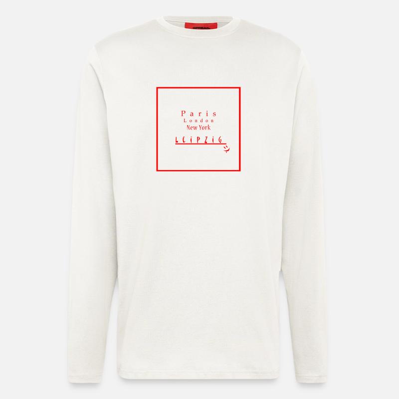 Leipzig LE2 - Langarmshirt - made by SPREAD  - OFF WHITE