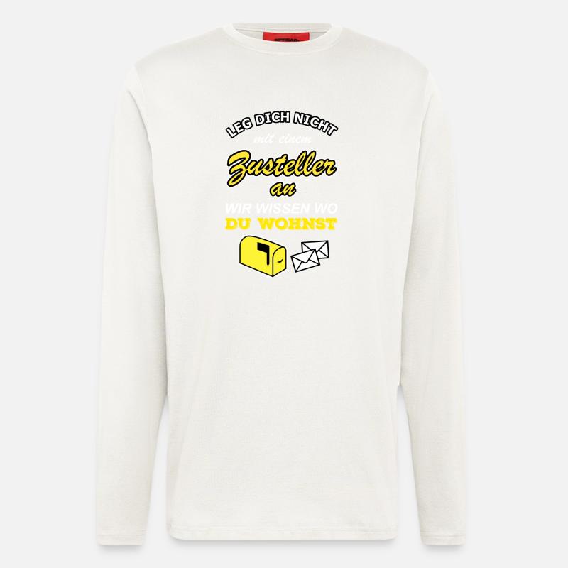 Zusteller - Langarmshirt - made by SPREAD - OFF WHITE