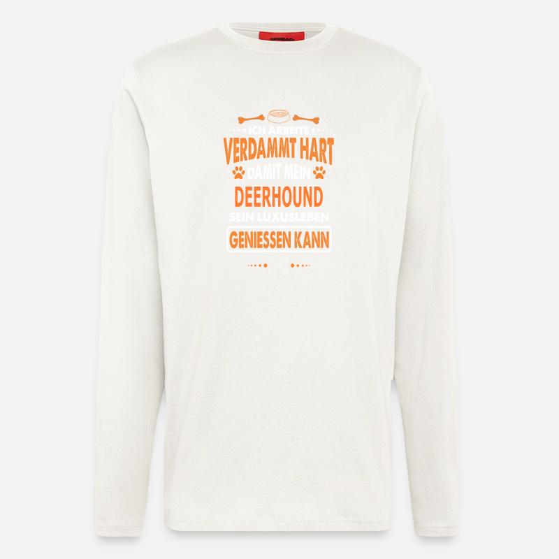 DEERHOUND - Langarmshirt - made by SPREAD  - OFF WHITE